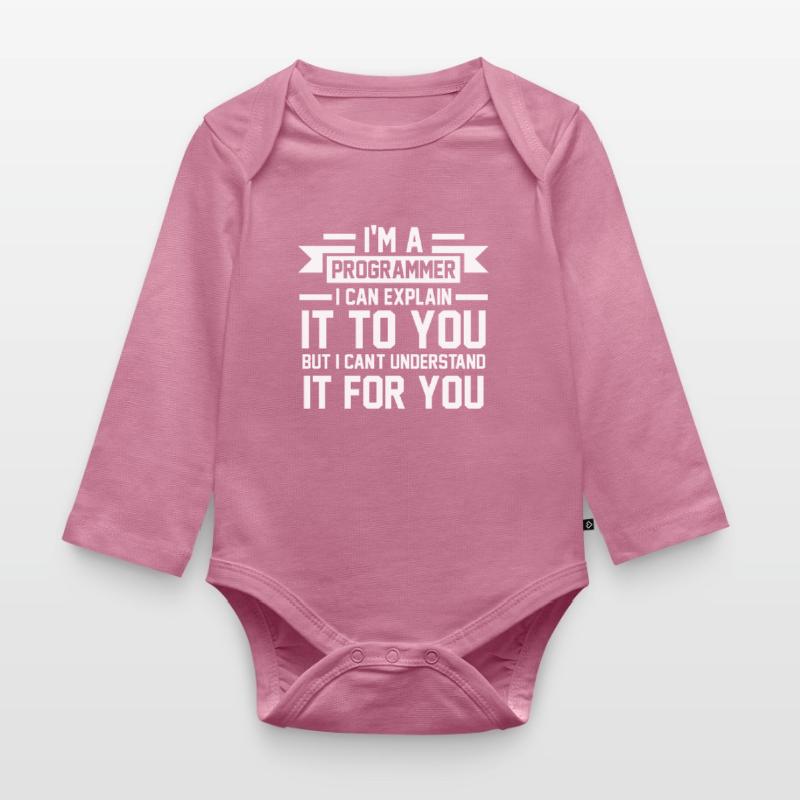 Programmer Programmer Programming Geschenk Baby Bio-Langarm-Body