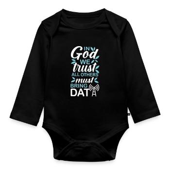 Programmierer Debugging - Baby Bio-Langarm-Body - Schwarz - Vorne
