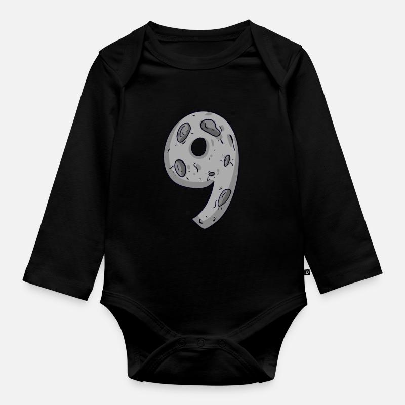 9 - Body Bébé bio manches longues - noir