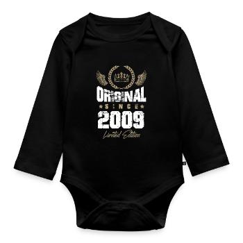 Édition limitée 2009 - Body Bébé bio manches longues - noir - Devant