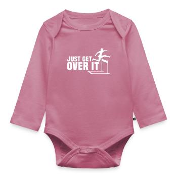 Hürdenlauf Evolution - Baby Bio-Langarm-Body - Mauve - Vorne