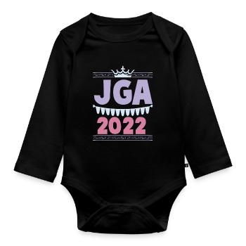 Jga 2022 Junggesellenabschied - Baby Bio-Langarm-Body - Schwarz - Vorne