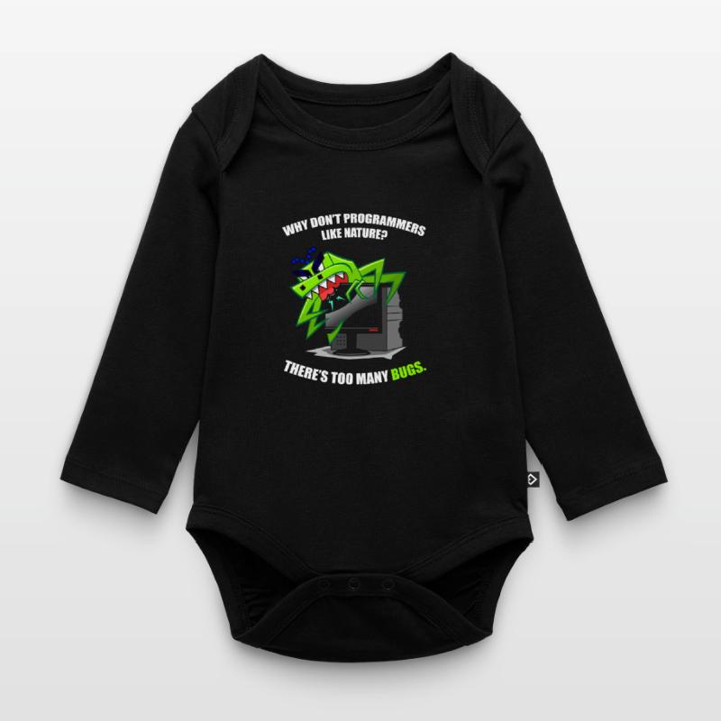 Programmierer Coder Software Entwickler Baby Bio-Langarm-Body