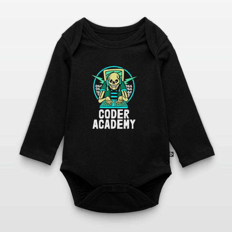 Programmierer Coder Software Entwickler Baby Bio-Langarm-Body