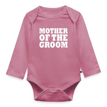 Mother of the groom - Body Bébé bio manches longues - mauve - Devant