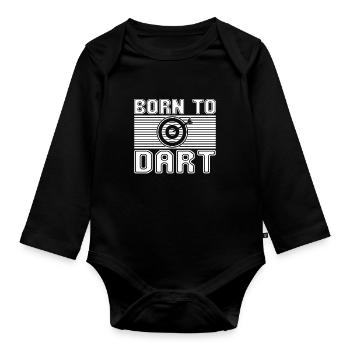 Dard - Body Bébé bio manches longues - noir - Devant