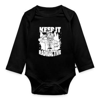 Physicien physicien - Body Bébé bio manches longues - noir - Devant