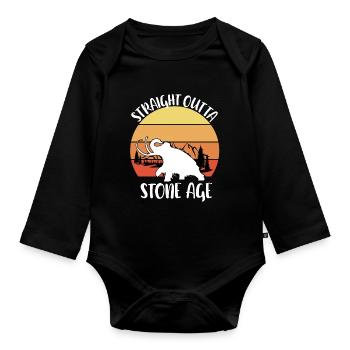 Mammut - Baby Bio-Langarm-Body - Schwarz - Vorne