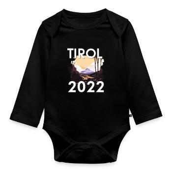 Tyrol 2022 - Organic Longsleeve Baby Bodysuit - black - Front