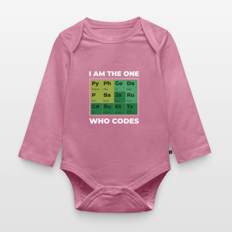 Programmeur - C’est moi qui code Body Bébé bio manches longues