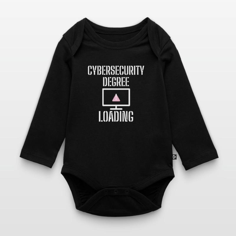 Cybersecurity - IT Security Computer Scientists Organic Longsleeve Baby Bodysuit