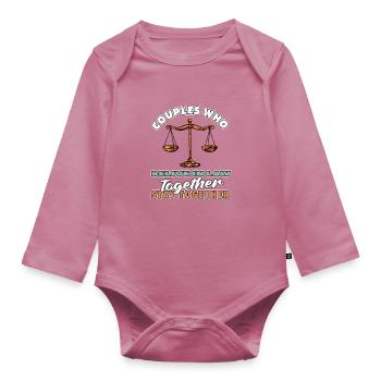 Avocat Avocat Jura Paar - Body Bébé bio manches longues - mauve - Devant