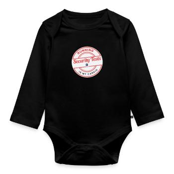 Cybersecurity - IT Security Computer Scientist - Organic Longsleeve Baby Bodysuit - black - Front