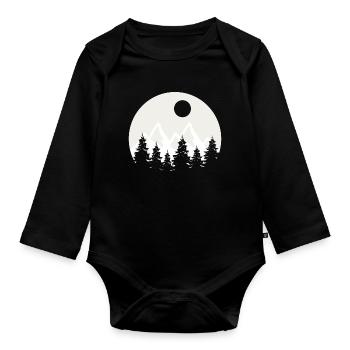 Travel - Baby Bio-Langarm-Body - Schwarz - Vorne