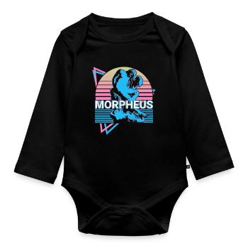 Morpheus Greek god Ancient Greek myth - Organic Longsleeve Baby Bodysuit - black - Front