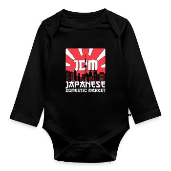 JDM Motorsport Auto Tuning Automotive - Baby Bio-Langarm-Body - Schwarz - Vorne