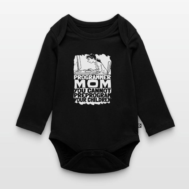 Développeur Coder Programmeur Mama Body Bébé bio manches longues