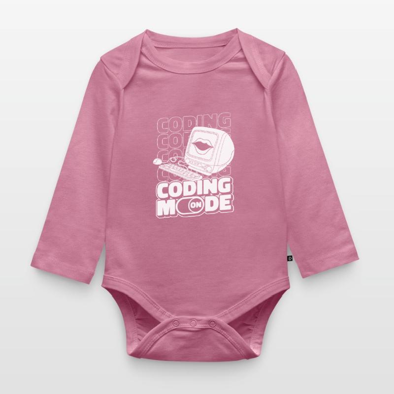 Entwickler Coder Programmierer Computer Baby Bio-Langarm-Body