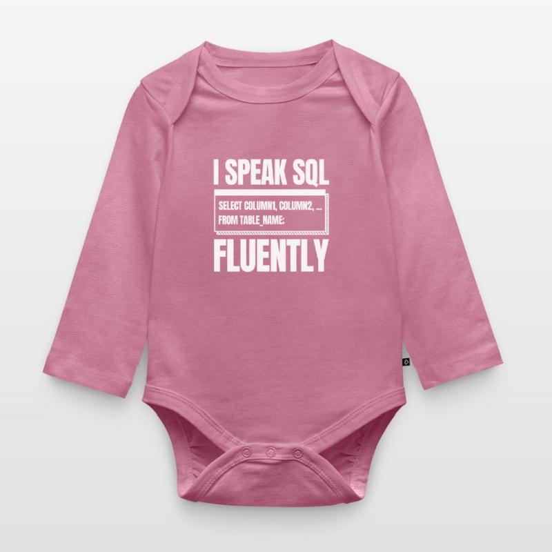 Entwickler Coder Programmierer Sql Baby Bio-Langarm-Body