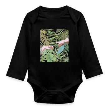 Coconut Girl Création Esthétique D’Adam - Body Bébé bio manches longues - noir - Devant