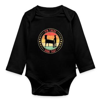 Pinball Pinball Machine Pin There Done That - Organic Longsleeve Baby Bodysuit - black - Front