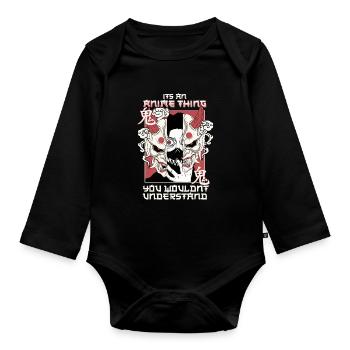 It's An Anime Thing You Wouldn't Understand - Organic Longsleeve Baby Bodysuit - black - Front