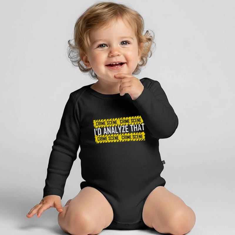 Forensics Forensic Scientist Forensic Science Organic Longsleeve Baby Bodysuit