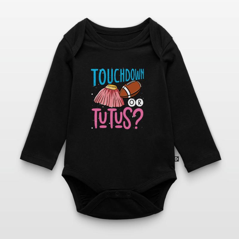 Touchdown Oder Tutus Baby Bio-Langarm-Body