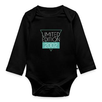 Édition limitée 2002 - Body Bébé bio manches longues - noir - Devant