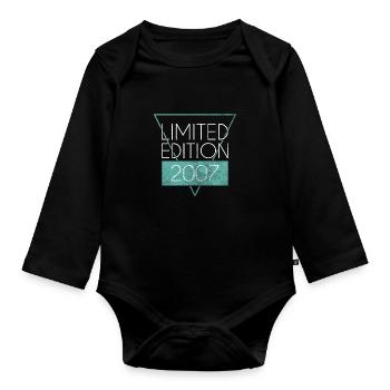 Limited Edition 2007 - Baby Bio-Langarm-Body - Schwarz - Vorne