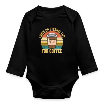 Lustiger Ex-Mormone LDS Exmo - Baby Bio-Langarm-Body - Schwarz - Vorne