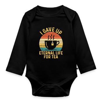 Lustiger Ex-Mormone LDS Exmo - Baby Bio-Langarm-Body - Schwarz - Vorne
