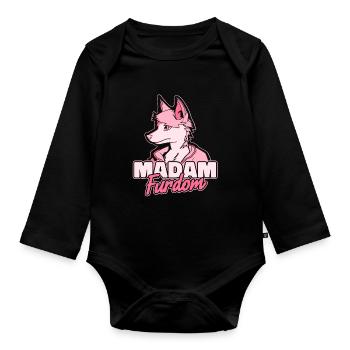 Furry Fandom Fursuits Lady - Body Bébé bio manches longues - noir - Devant