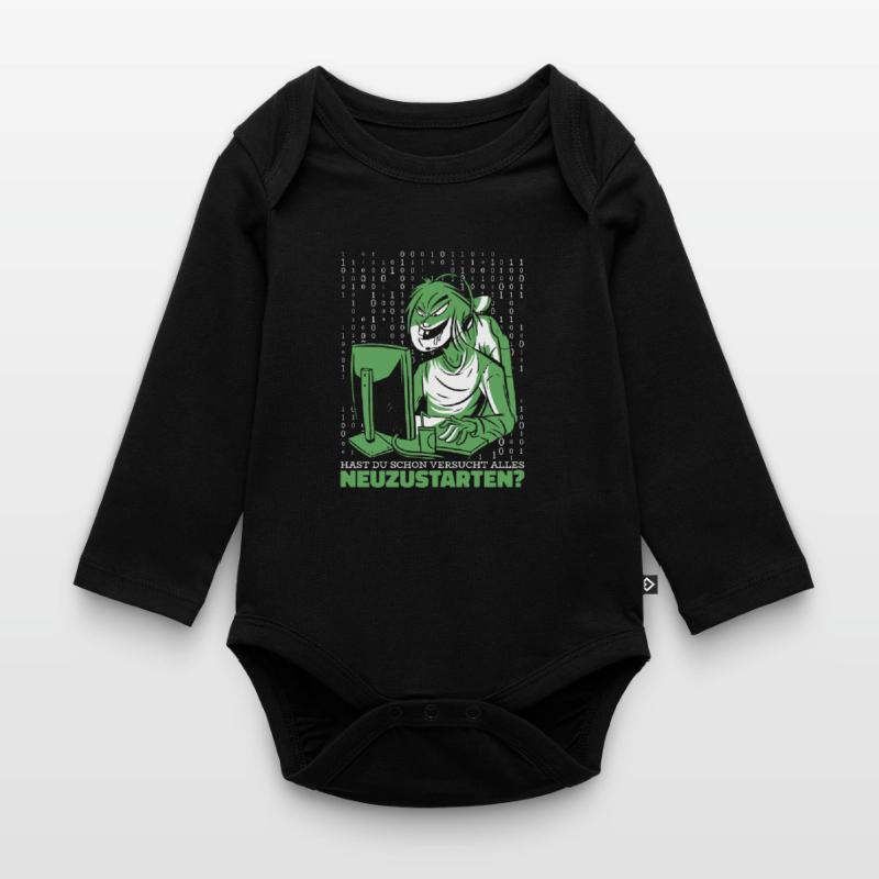 Entwickler Coder Programmierer Computer Baby Bio-Langarm-Body