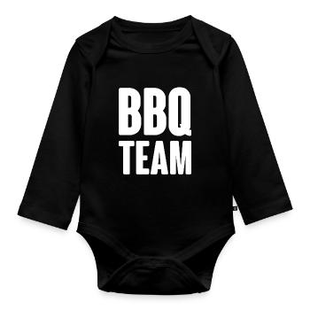 Bbq Team - Baby Bio-Langarm-Body - Schwarz - Vorne