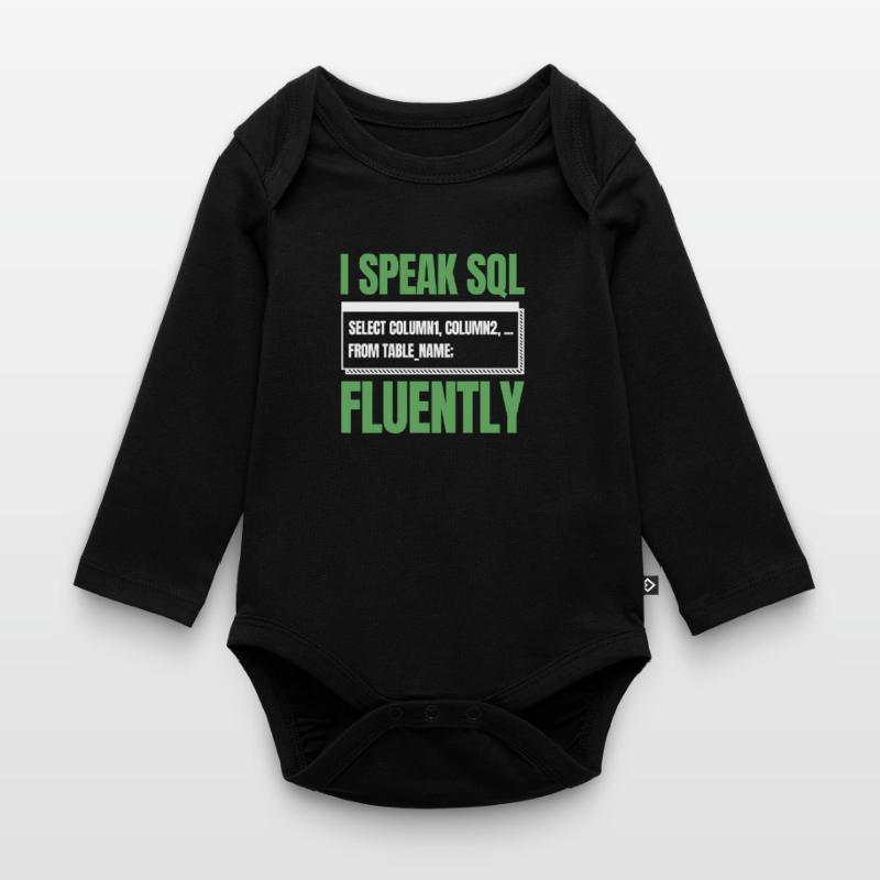 Développeur Coder Programmeur Humour Body Bébé bio manches longues