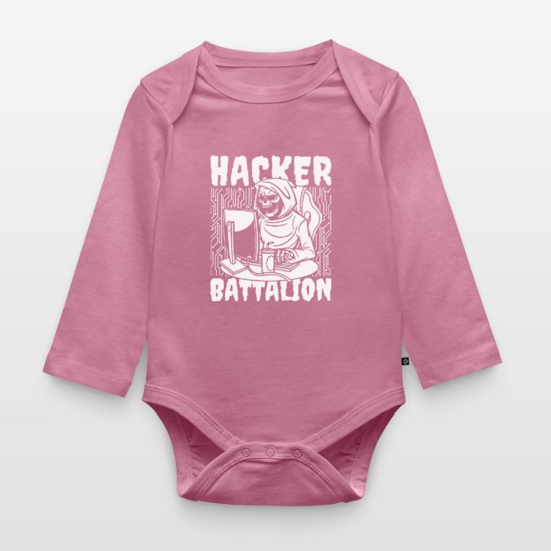Developer Coder Programmer Organic Longsleeve Baby Bodysuit