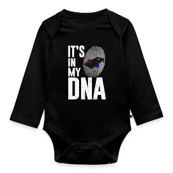 Funny Cornhole Corn Hole - Organic Longsleeve Baby Bodysuit - black - Front