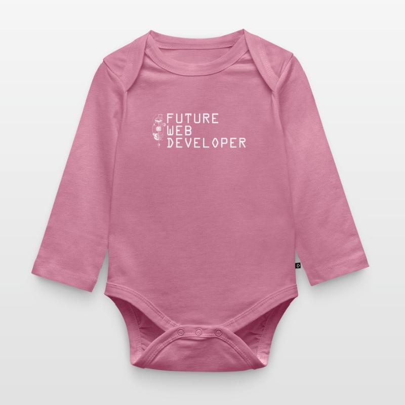 Web Developer Web Developer Future Organic Longsleeve Baby Bodysuit