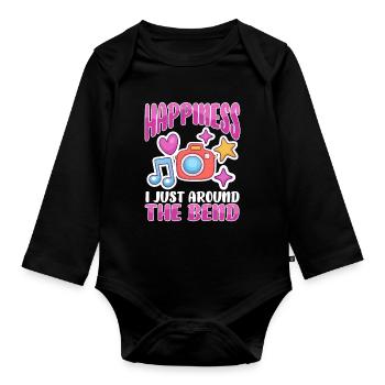Scrapbooking Scrapbooker - Organic Longsleeve Baby Bodysuit - black - Front