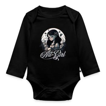Alt Girl Alternative Girl - Body Bébé bio manches longues - noir - Devant