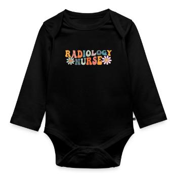 Radiologie interventionnelle Groovy - Body Bébé bio manches longues - noir - Devant