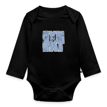 Conseil du gymnase - Body Bébé bio manches longues - noir - Devant