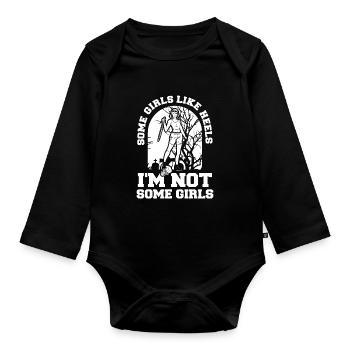 Zombie Halloween - Organic Longsleeve Baby Bodysuit - black - Front