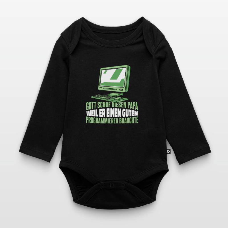 Entwickler Coder Programmierer Baby Bio-Langarm-Body