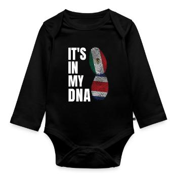 Anime & Ramen Anime Ramen Geschenk - Baby Bio-Langarm-Body - Schwarz - Vorne