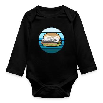 Fanatiques de rouleaux de poisson - Le cadeau ultime - Body Bébé bio manches longues - noir - Devant
