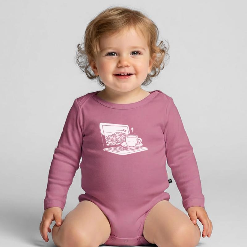 Developer, Coder, Programmer, Coffee Organic Longsleeve Baby Bodysuit