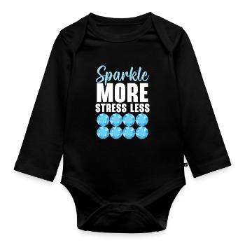 Diamond Painting Tools Diamond Painter - Organic Longsleeve Baby Bodysuit - black - Front
