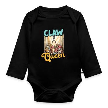 Pince automatique Kraller Gripper Claw Queen - Body Bébé bio manches longues - noir - Devant
